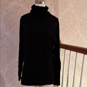 Apostrophe Black Turtleneck Sweater